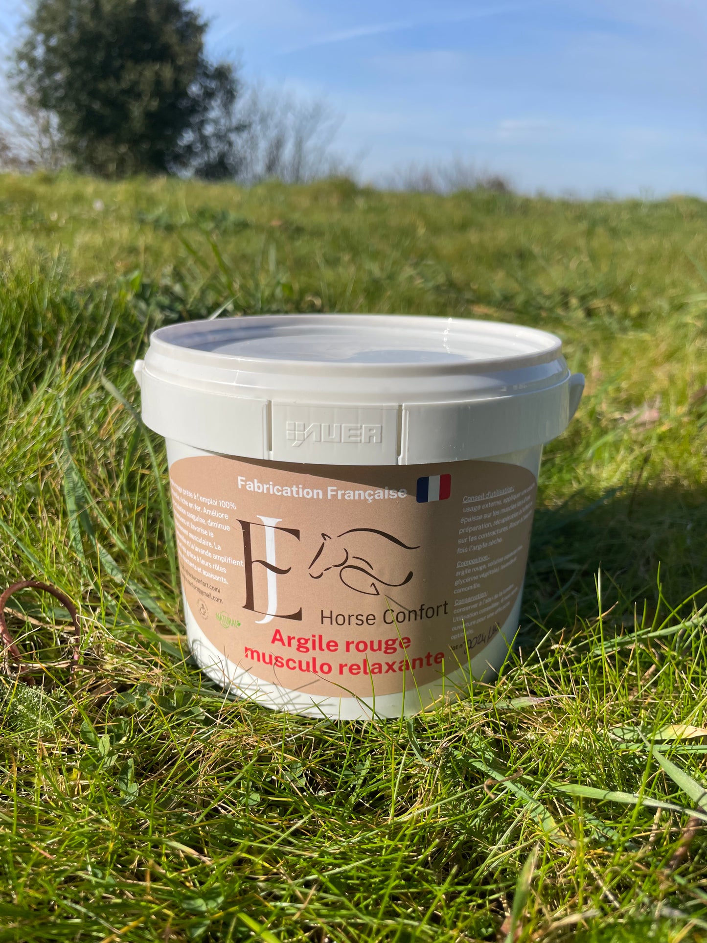 Argile rouge musculo-relaxante